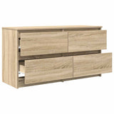 TV Cabinet Sonoma Oak 100x35x54 cm Engineered Wood 861798