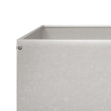 Garden Raised Bed 100x100x18.5 cm Stainless Steel 851014