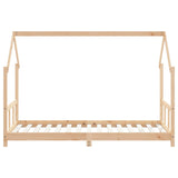 Kids Bed Frame 90x190 cm Solid Wood Pine 835727