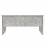 Coffee Table Concrete Grey 102x50.5x46.5 cm Engineered Wood 809723