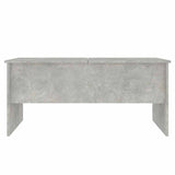 Coffee Table Concrete Grey 102x50.5x46.5 cm Engineered Wood 809723