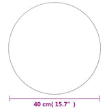 Wall Mirrors 2 pcs 40 cm Round Glass 3051626