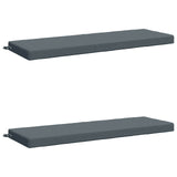 2-Piece Bench Cushions SOEST 2 pcs 100% Polyester Blue 950251