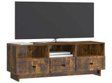 TV Cabinet Smoked Oak 102 x 34.5 x 50 cm Engineered Wood 893990