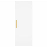 Highboard White 34.5x34x180 cm Engineered Wood 3199033