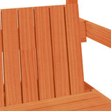 Bed and Bench Set with Roof without Mattress Wax Brown 80x200 cm 3282179