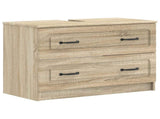 2 Piece Bathroom Cabinet Set UTRECHT Sonoma Oak Engineered Wood 3417569