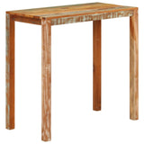 ZNTS Bar Table 112x55x108 cm Solid Wood Reclaimed 350318