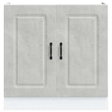 Sink Base Cabinet Kalmar Concrete Grey 80x46x81.5 cm Engineered Wood 853451