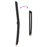 Foldable Motorcycle Ramp 340 kg per ramp 2 pcs Black Aluminium 42021087