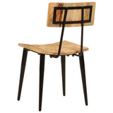 Dining Chairs 2 pcs 44x40x80 cm Solid Wood Mango 348161