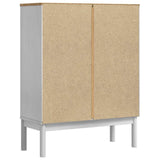 Sideboard FLORO White 70 x 30 x 70.5 cm Solid Pine Wood 42011248