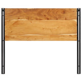 Headboard 120 cm Solid Wood Acacia and Iron 4017548