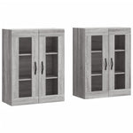 Wall Mounted Cabinets 2 pcs Grey Sonoma Engineered Wood 3197975