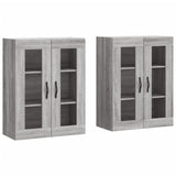 Wall Mounted Cabinets 2 pcs Grey Sonoma Engineered Wood 3197975