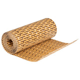 Balcony Screens 10 pcs Light Brown 255x19 cm Poly Rattan 156317