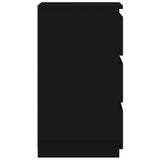 Bed Cabinets 2 pcs Black 40x35x62.5 cm Engineered Wood 806214