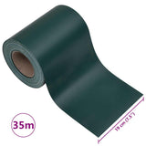 Garden Privacy Screens 4 pcs PVC 35x0.19 m Matte Green 147870