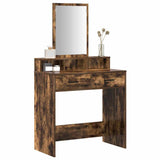 Dressing Table Smoked Oak 79 x 41 x 140 cm Engineered Wood 865140