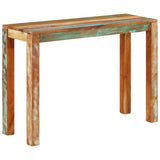 ZNTS Console Table 110x35x76 cm Solid Reclaimed Wood 337271