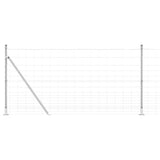 Welded Wire Fence with Concrete Base 25 x 1.2 m 3351512