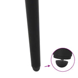 Coffee Table Legs Conical Shape 4 pcs Black 42-43 cm Steel 4012512