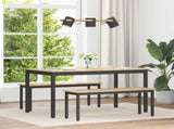 Dining Tables 140 x 80 x 75 cm METAL 892645