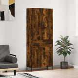 Highboard Smoked Oak 69.5x34x180 cm Engineered Wood 3198158