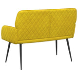 2 Seater Sofa with Metal Legs 2-Seater Yellow Velvet 42051058