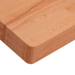 Table Top 100x60x4 cm Rectangular Solid Wood Beech 3188900