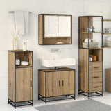Bathroom Furniture Set 3 pcs Artisan Oak Engineered Wood 3402519