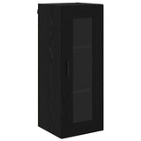 Highboard Black Oak 34.5 x 34 x 180 cm Engineered Wood 3416240