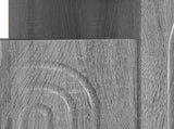 LED TV Cabinet Grey Sonoma Engineered Wood 896251