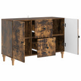 TV Cabinet Smoked Oak 89 x 34.5 x 60 cm Engineered Wood 894200