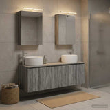 Bathroom Cabinet Set 5 pcs Grey Sonoma Engineered Wood 3406516