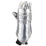 Medieval Knight Gauntlets Replica LARP Silver Steel 286207