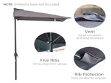 Wall Mounted Umbrella 05128200