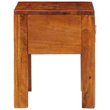 Side Table with Drawer with Storage Brown 40 x 30 x 36 cm 4016511