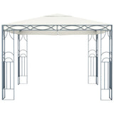 Gazebo with LED String Lights 300x300 cm Cream 3070338