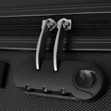 Three Piece Hardcase Trolley Set Black 45.5/55/66 cm 91141