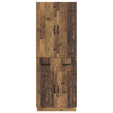 Cabinet Set 2 pcs Old Wood Engineered Wood 3416833