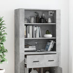 Highboard Concrete Grey Engineered Wood 3185379