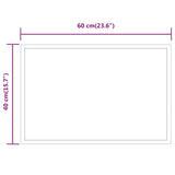 LED Bathroom Mirror 60x40 cm 151763