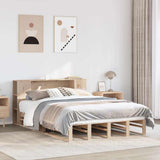 Bookcase Bed without Mattress 120x190 cm Small Double Solid Wood 3323890