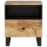 Bedside Cabinets 2 pcs Solid Wood Mango&Engineered Wood 350649