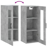Wall Mounted Cabinet Concrete Grey 34.5x34x90 cm 828920