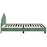 Children's Bed Frame with Headboard Sea Green 80 x 200 cm 42010948