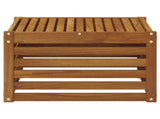 Outdoor Table Solid Acacia Wood Natural 59 x 59 x 37 cm 900483