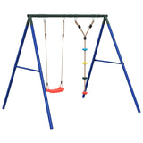 Outdoor Swing Set with Swing and Disc Swing 3283588