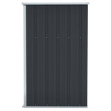 Wall-mounted Garden Shed Anthracite 118x100x178 cm Steel 316219